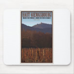 Alsace - Castle Koenigsbourg and vineyard Mousepads