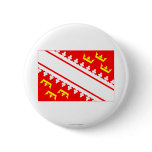 Alsace flag pinback button