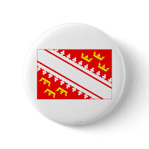 Alsace flag pinback button