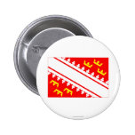Alsace flag pinback button