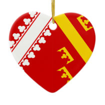 Alsace (Old), France flag Ornament