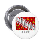 Alsace waving flag with name buttons