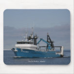 Alsea, Fishing Trawler in Dutch Harbor, Alaska Mousepads