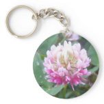 Alsike Clover Blossom 1 Key Chain