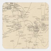 Alstead, Cheshire Co Square Sticker