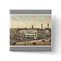 Alster Arcade and Hotel St. Petersburg, Hamburg, G Pinback Button