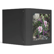 Alstroemeria Flowers Vinyl Binder