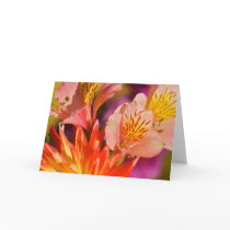 Alstroemeria Greeting Card