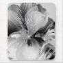 Alstroemeria Peruvian Lily Flower in Black & White Mouse Pads