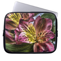 Alstroemeria Peruvian Lily flower latop case laptop sleeves