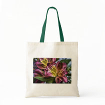 Alstroemeria Peruvian Lily flower tote bag bags