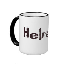 Alta Helvetica mugs by mehallo Alta Helvetica mugs
