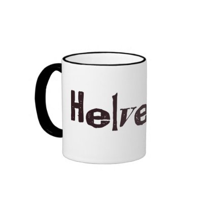 Alta Helvetica Mugs by mehallo