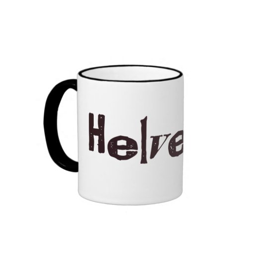 Alta Helvetica Mugs