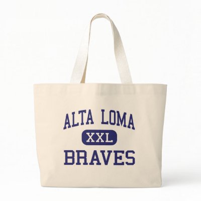 Alta Loma - Braves - High - Rancho Cucamonga Bags by customteamsportswear