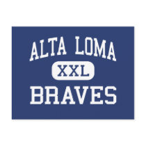 Alta Loma - Braves - High - Rancho Cucamonga postcards by customteamsportswear Alta Loma - Braves - High - Rancho Cucamonga postcards