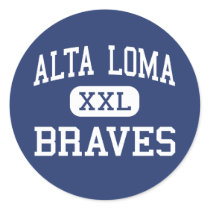 Alta Loma - Braves - Junior - Alta Loma California stickers by customteamsportswear Alta Loma - Braves - Junior - Alta Loma California stickers