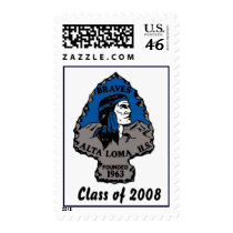 Alta Loma High School, Braves logo - Customized postage by lespeches Alta Loma High School, Braves logo - Customized postage