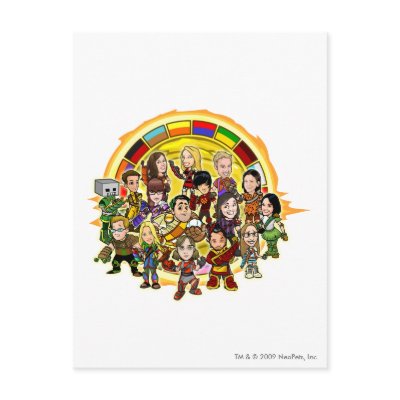 Altador Cup Staff Group Postcards by neopets