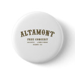 Altamont Free Concert buttons