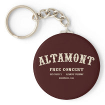 altamont free concert keychain