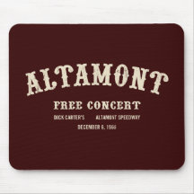 altamont free concert mouse pads