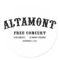 Altamont Free Concert stickers