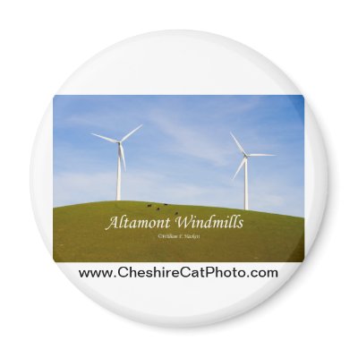 Altamont Windmills California Products Magnets by cheshirkat