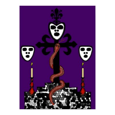 Altar Image for Baron Samedi and the Guede Posters by voodoomama