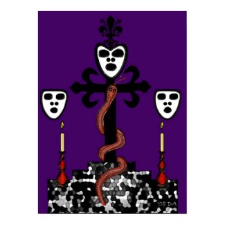 Altar Image for Baron Samedi and the Guede print