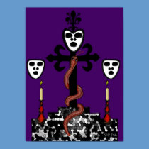 Altar Image for Baron Samedi and the Guede posters by voodoomama Altar Image for Baron Samedi and the Guede posters