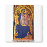 Altar Monte Oliveto Middle Panel: Madonna Fridge Magnets