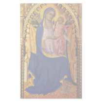Altar Monte Oliveto Middle Panel: Madonna Personalized Stationery