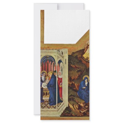 Altar Of Philip The Bold, Duke Of Burgundy, Right- Customized Rack Card by Artcollection