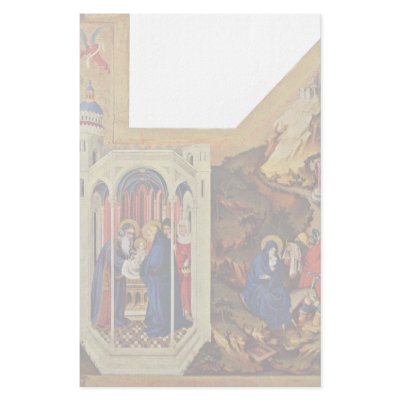 Altar Of Philip The Bold, Duke Of Burgundy, Right- Stationery Design by Artcollection