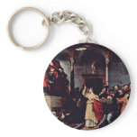 Altar Of St Lucia Table: St. Lucia Before The Judg Key Chains