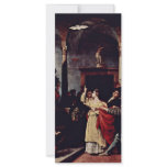 Altar Of St Lucia Table: St. Lucia Before The Judg Rack Card