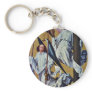 Altar Of The Last Judgment Beaune Paper Right Keychain