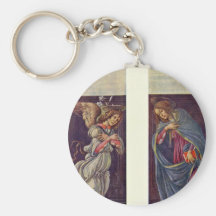 Altar Of The Last Judgment Wing: The Annunciation Keychain