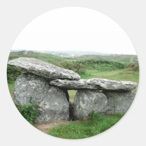 Altar Shaped Archeological Tomb Ireland Sticker