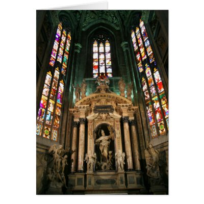 Altar to St Giovanni Buono Greeting Card by moonrisings