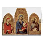 Altarpiece Of Orvieto Scene Maestetã S And Saints, Cards