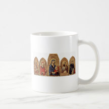 Altarpiece Of Orvieto Scene Maestetã S And Saints, Mug