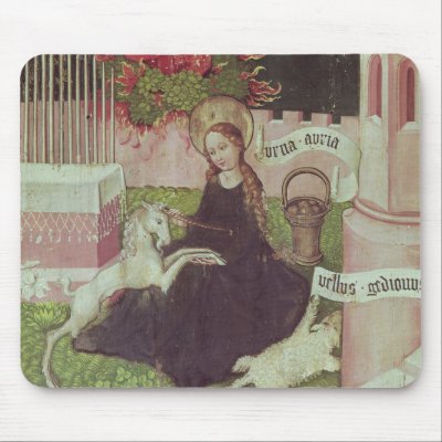 Altarpiece of the Dominicans Mousepad by bridgemanart