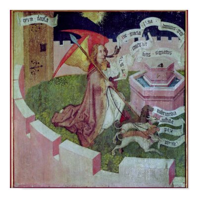 Altarpiece of the Dominicans Print by bridgemanart