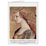 Altarpolyptychon Of San Francesco At Montefiore Greeting Cards