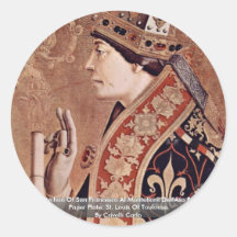 Altarpolyptychon Of San Francesco At Montefiore Sticker