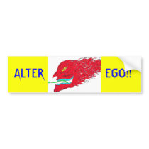 ALTER EGO!! BUMPER STICKER