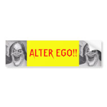 ALTER EGO!! BUMPER STICKER