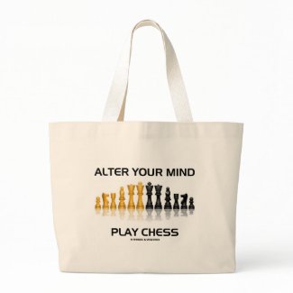 Alter Your Mind Play Chess (Reflective Chess Set) bag